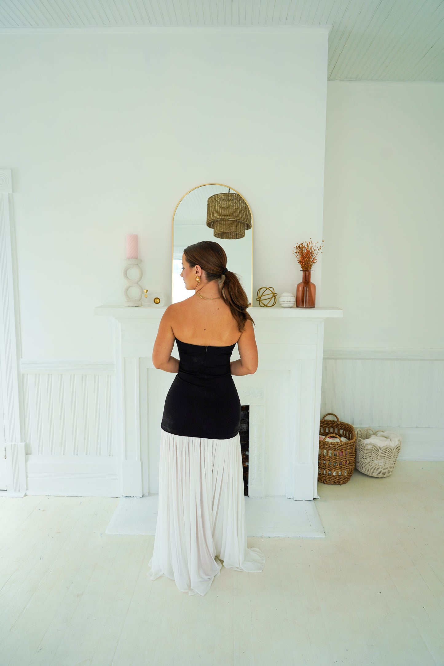 Black & Blanche Formal Dress