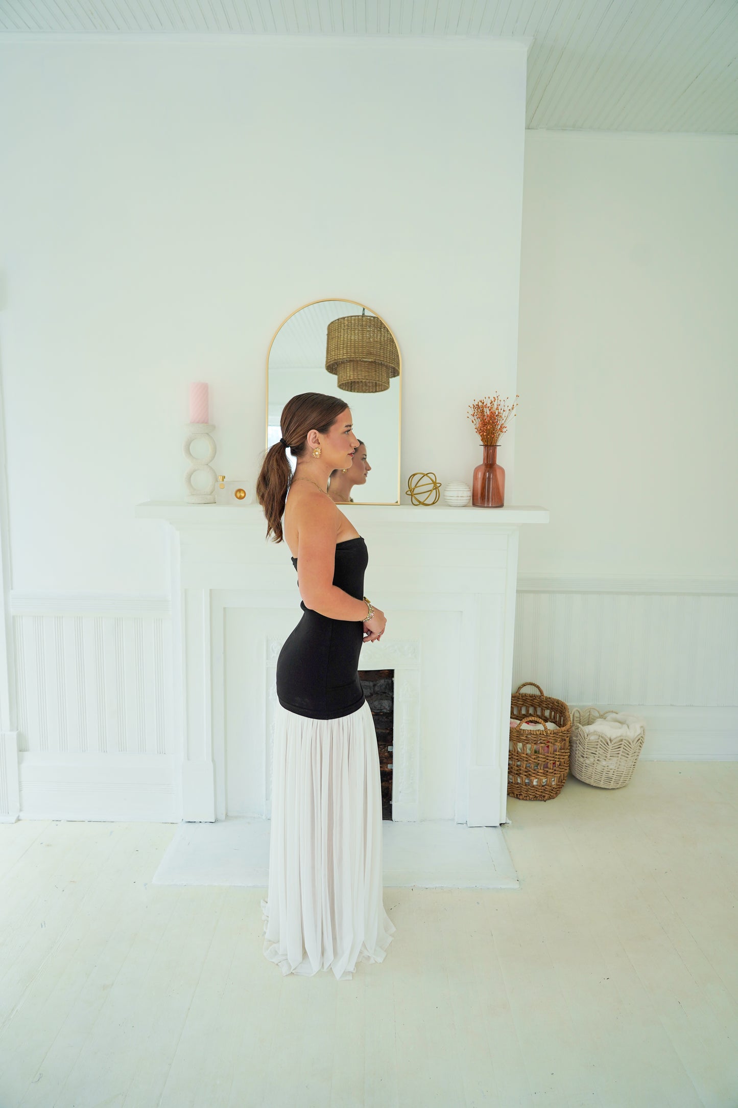 Black & Blanche Formal Dress