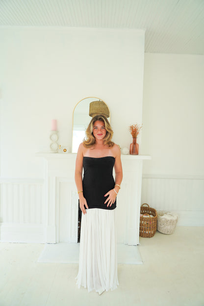 Black & Blanche Formal Dress