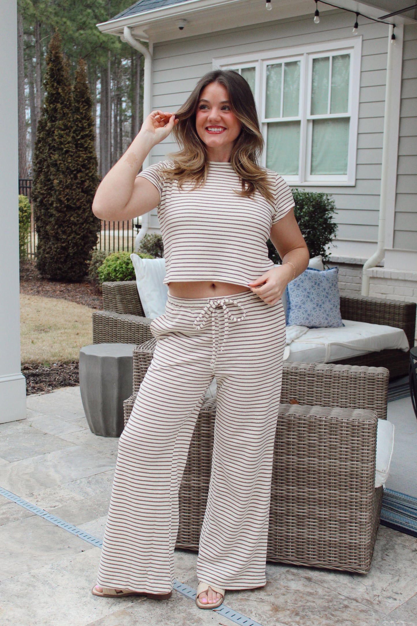 Sandbar Cropped Tee
