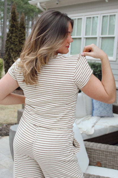 Sandbar Cropped Tee