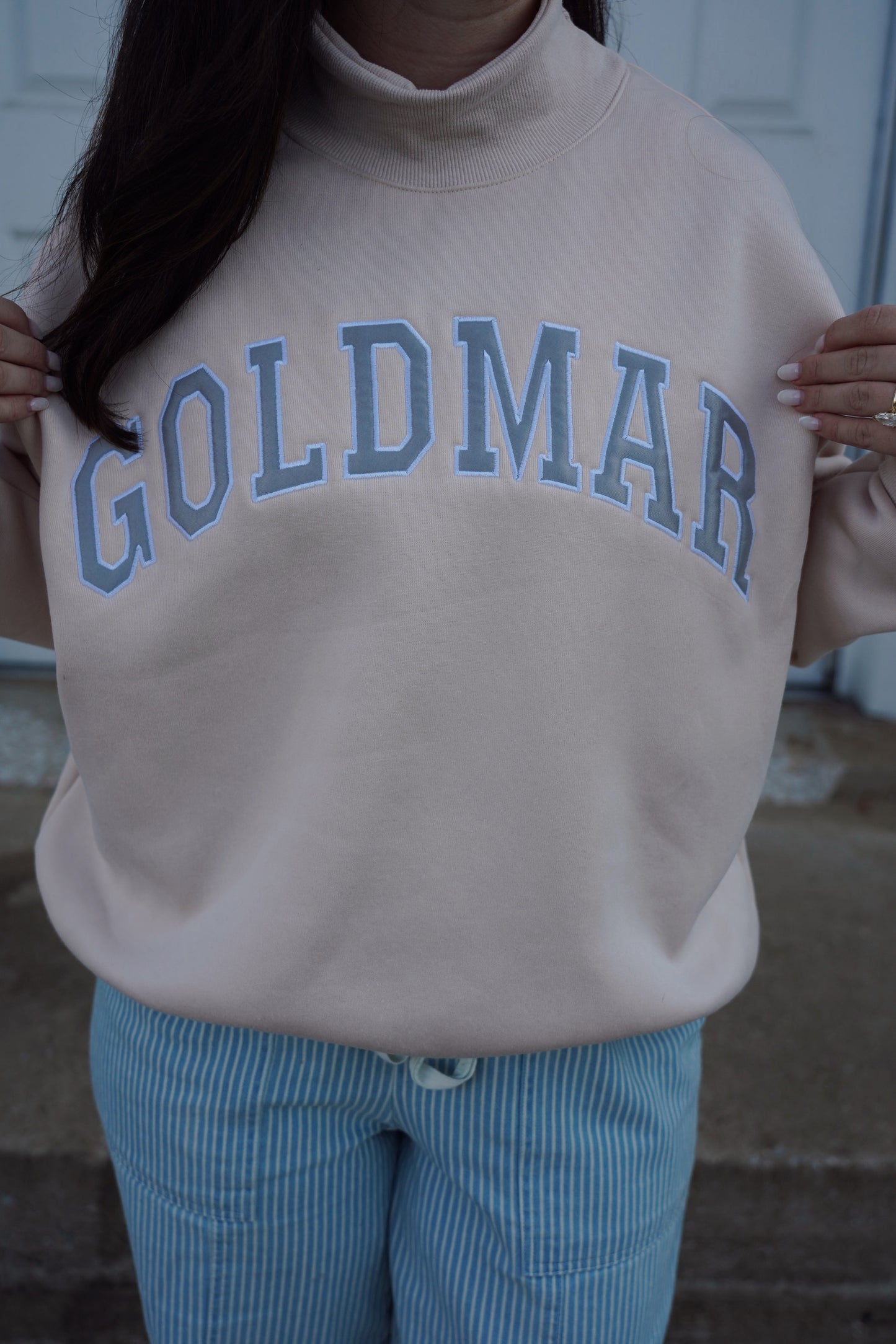 GOLDMAR Mock Neck Sweatshirt
