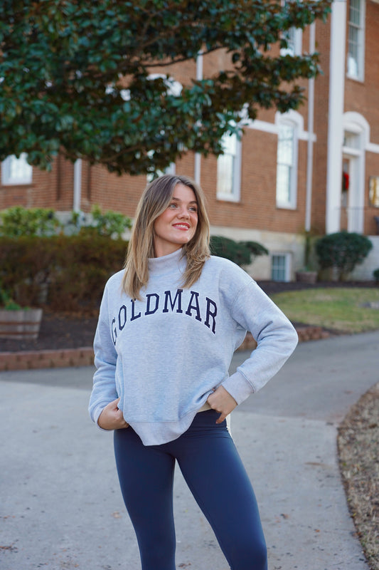 GOLDMAR Mock Neck Sweatshirt