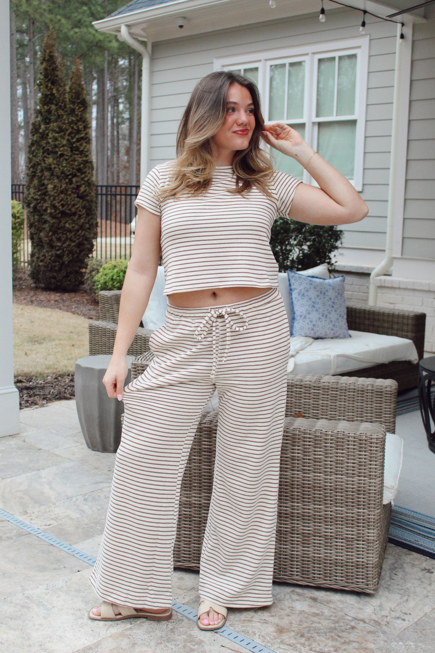 Sandbar Cropped Tee