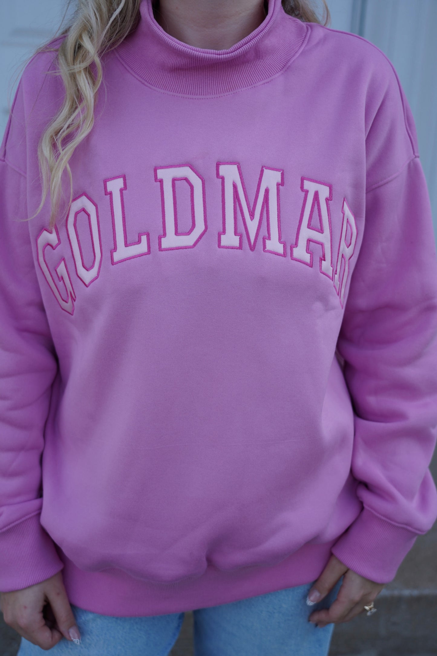 GOLDMAR Mock Neck Sweatshirt